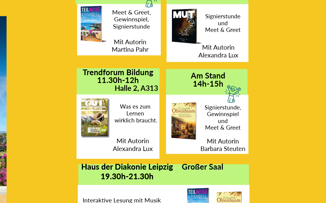 22.03.2024 – Tagesprogramm: Leipziger Buchmesse 2024 – myshow Verlag